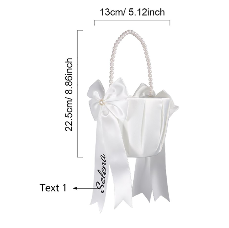 Custom Name Flower Girl Basket - مراجعة Wedding Ceremony Supply وسعره