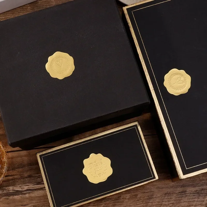 25/100Pcs Gold Embossed Heart  - مراجعة Wedding Envelopes وسعره