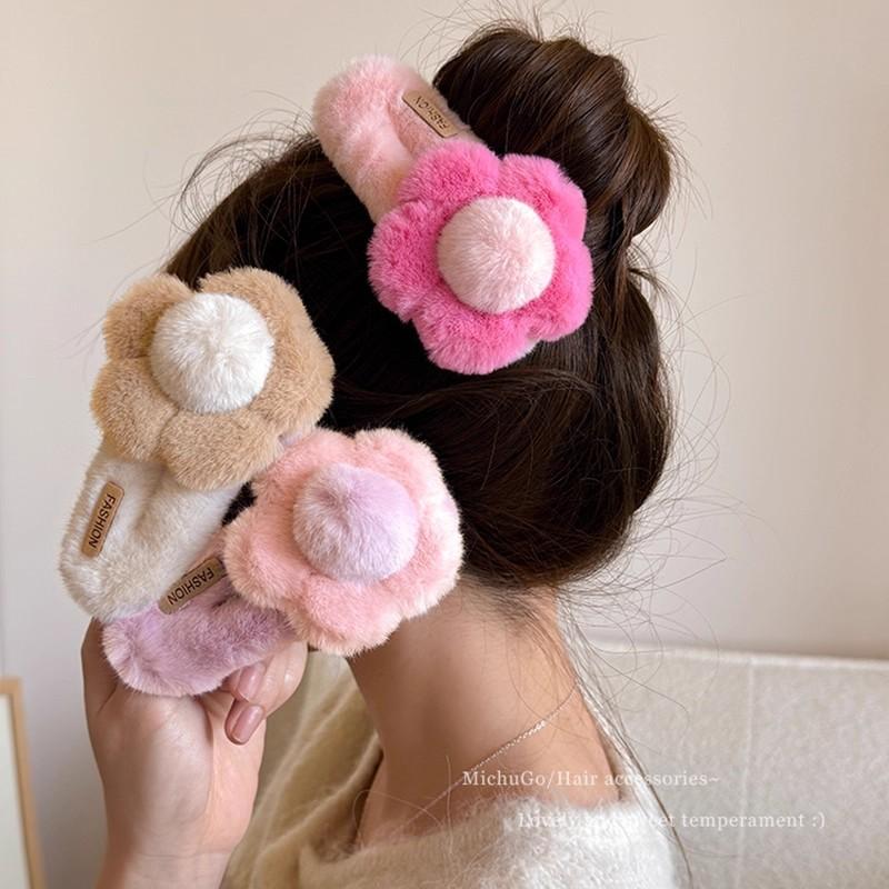 Girls Plush Flower Hair Clip C - مراجعة Wedding Solution وسعره