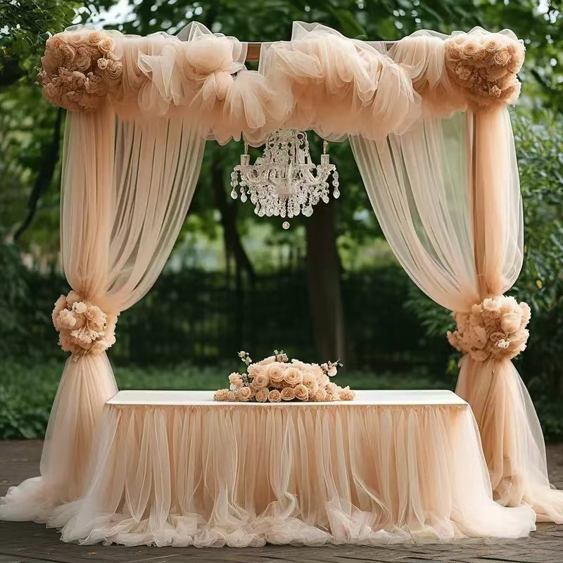 6 Meters Wedding Arch Drape Fa - مراجعة Wedding Ceremony Supply وسعره