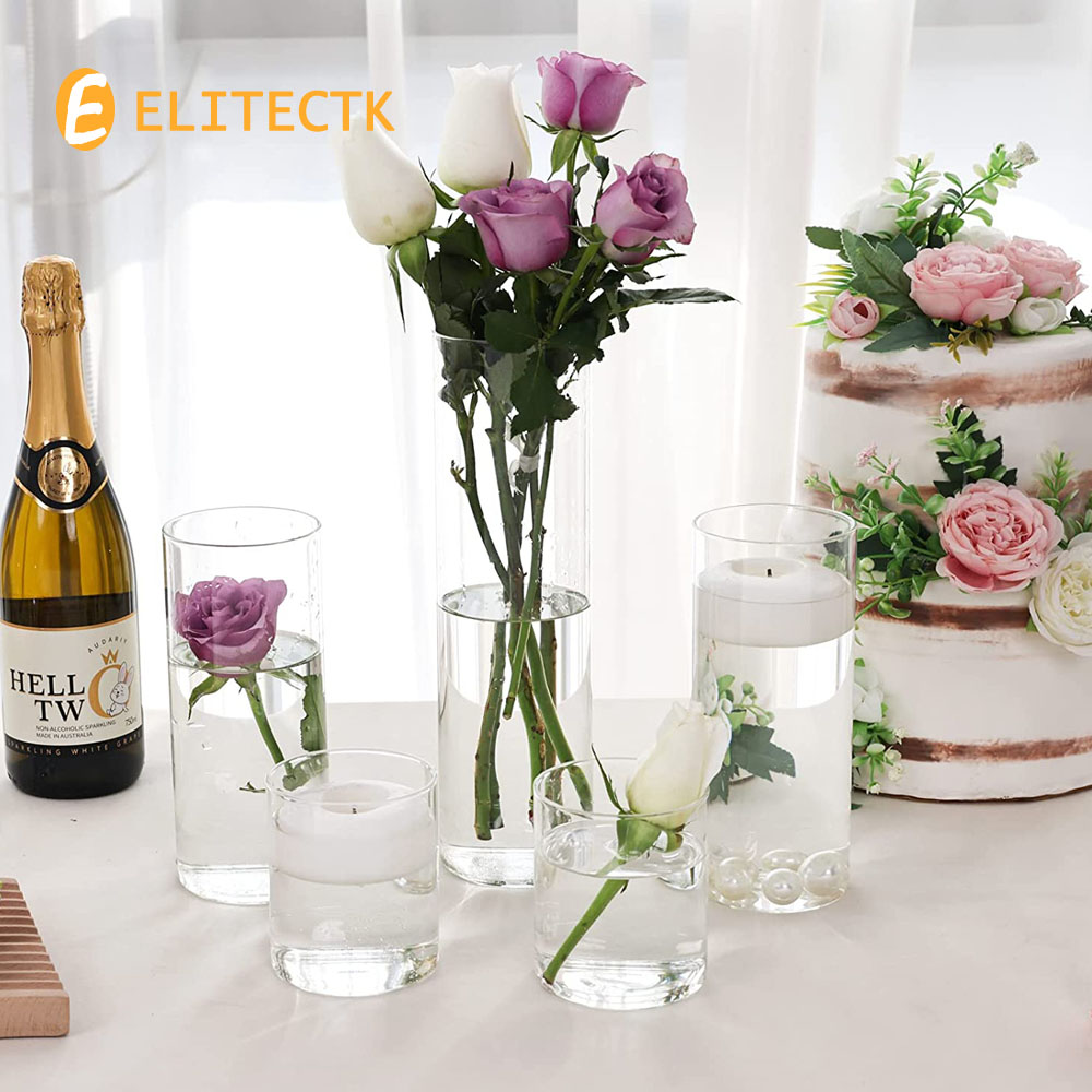 Glass Cylinder Vase Hurricane  - مراجعة Centerpiece Vase Tall وسعره