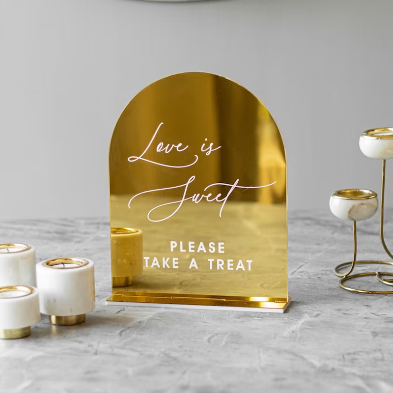 Set Of 4 Wedding Signs,In Lovi - مراجعة Table Number Gold وسعره
