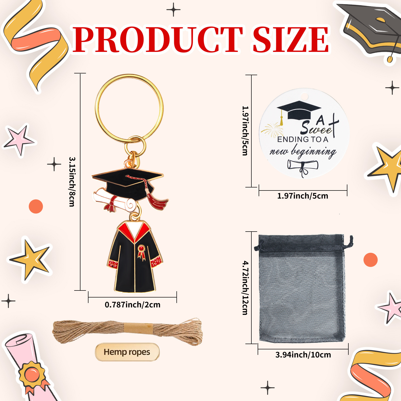 20 Sets Doctoral Cap Graduatio - مراجعة Wedding Ceremony Supply وسعره
