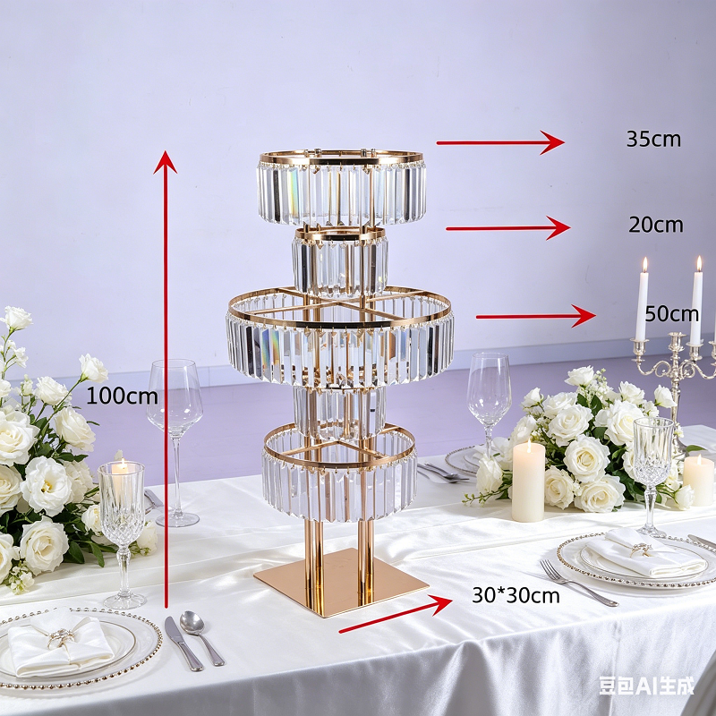 4 PCS Flower Rack Crystal Road - مراجعة Wedding/Event Supply Store وسعره