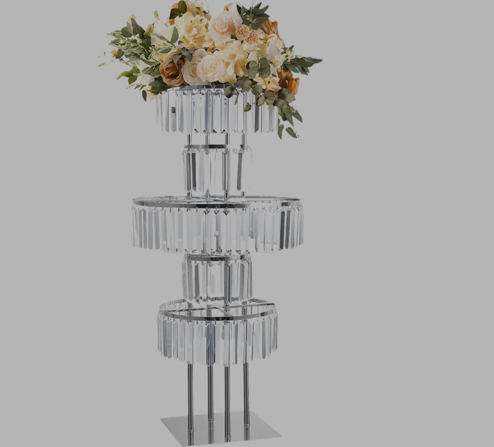 4 PCS Flower Rack Crystal Road - مراجعة Wedding/Event Supply Store وسعره
