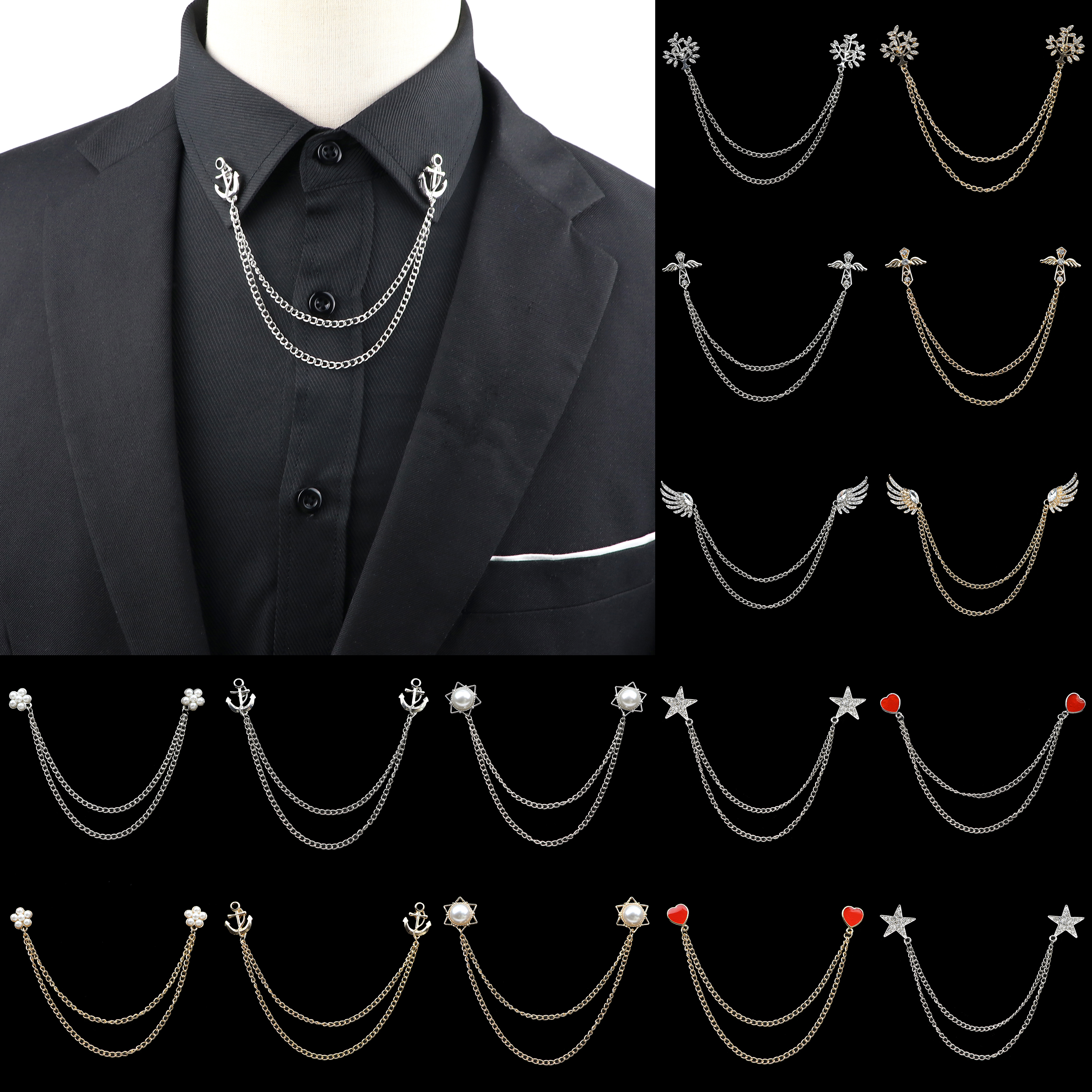 Fashion Gentleman Tassel Brooc - مراجعة Suit Supply Wedding Party وسعره
