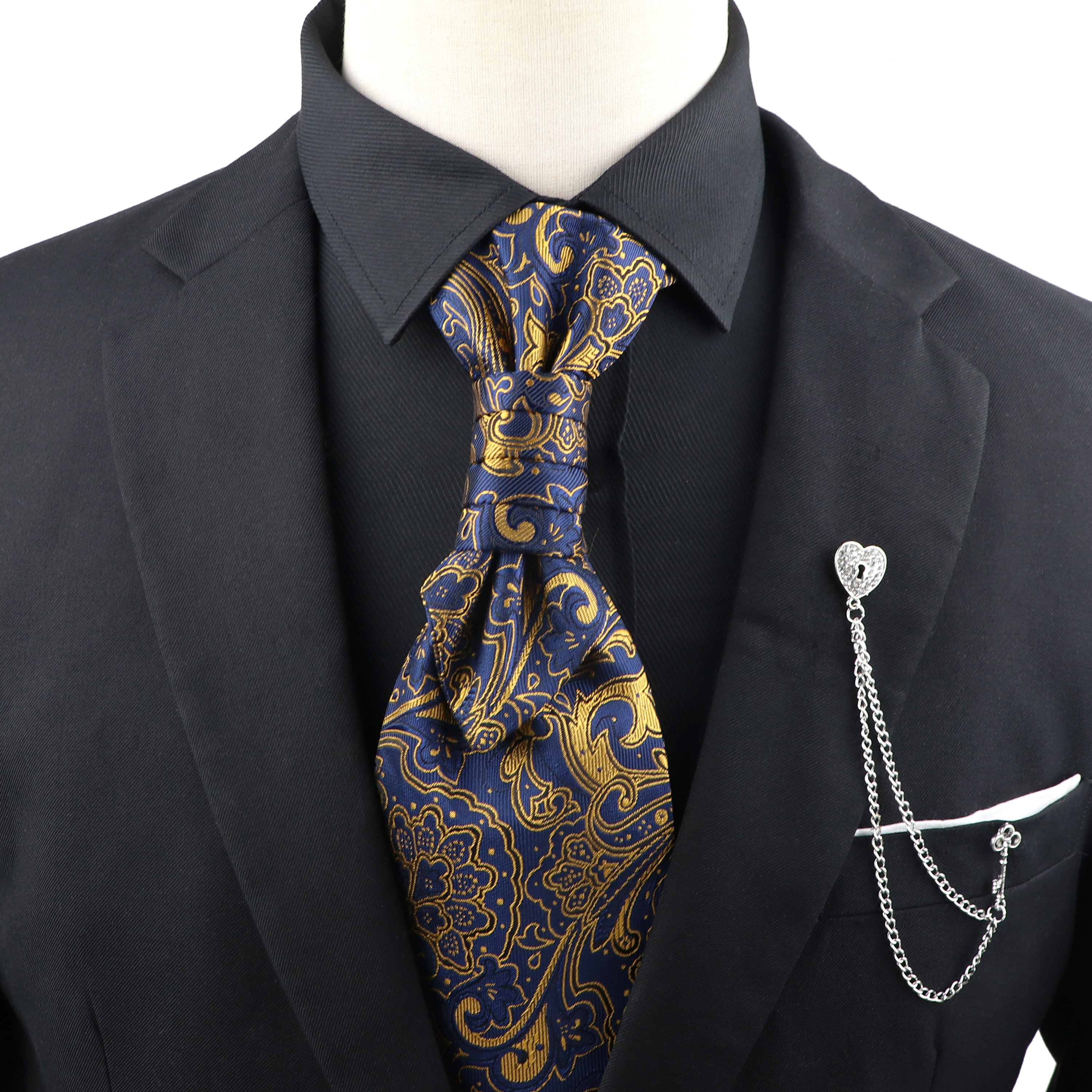 Fashion Gentleman Tassel Brooc - مراجعة Suit Supply Wedding Party وسعره
