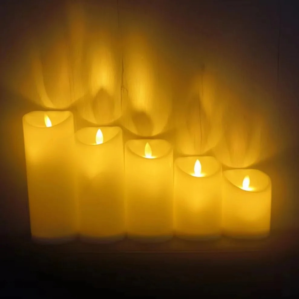 LED Electric Candle Lamp Swing - مراجعة Wedding Power Supply وسعره