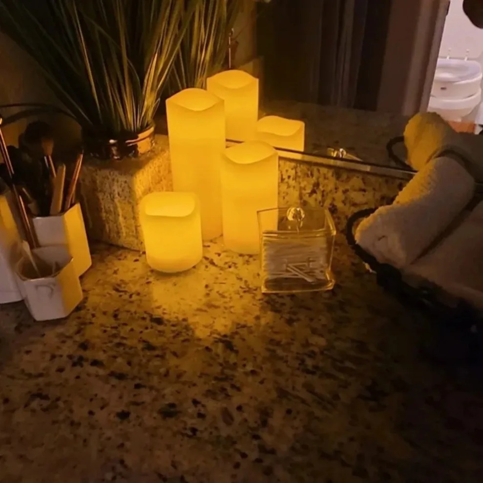 LED Electric Candle Lamp Swing - مراجعة Wedding Power Supply وسعره