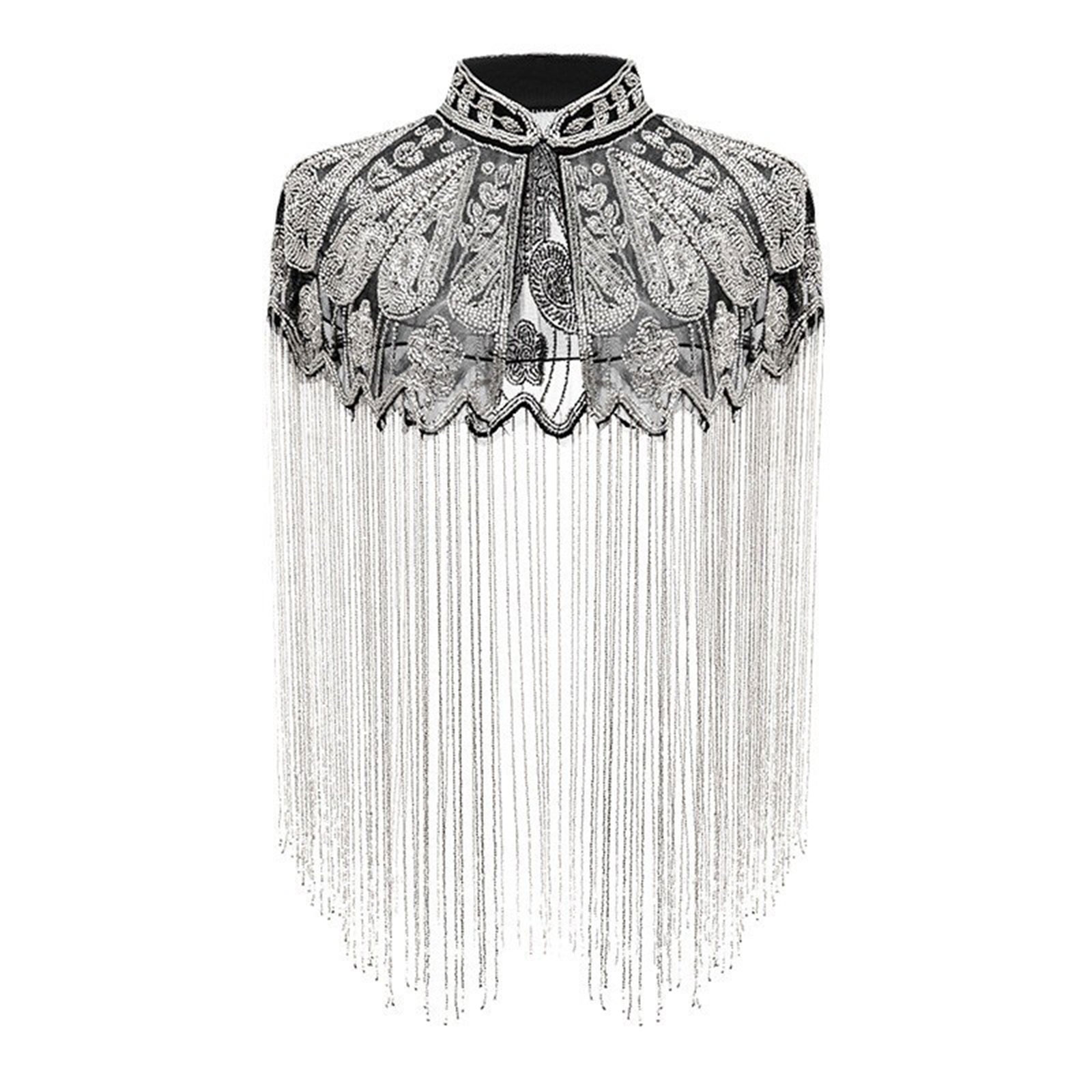 Sequins Beaded Evening Cape Wo - مراجعة Wedding Dress Supply وسعره