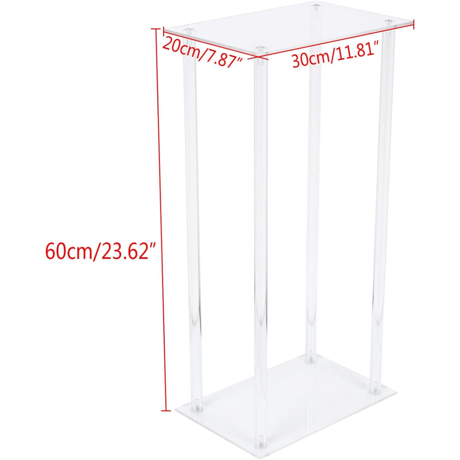 10Pcs Clear Flower Vase for Ce - مراجعة Centerpiece Vase Tall وسعره