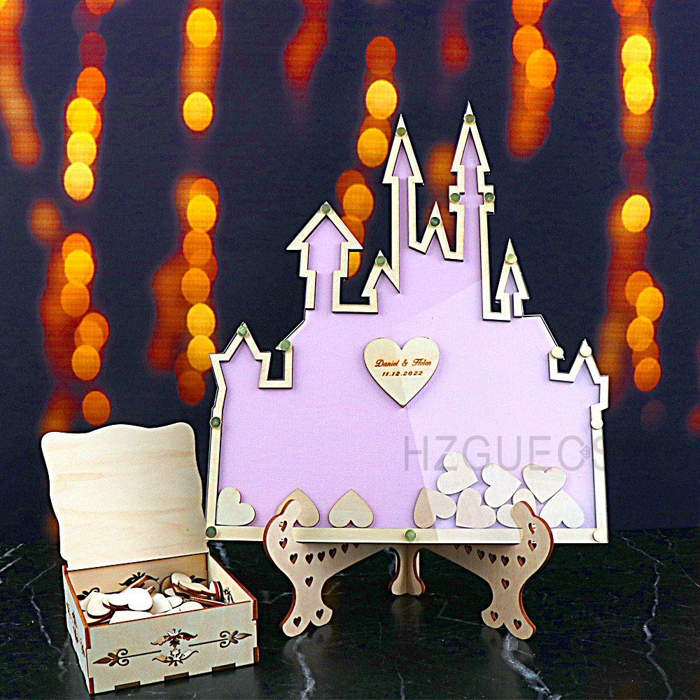 Personalized  Castle Guest Boo - مراجعة Wedding Favor Box وسعره
