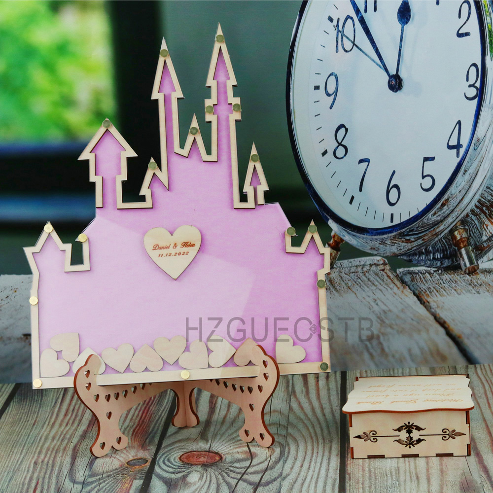 Personalized  Castle Guest Boo - مراجعة Wedding Favor Box وسعره