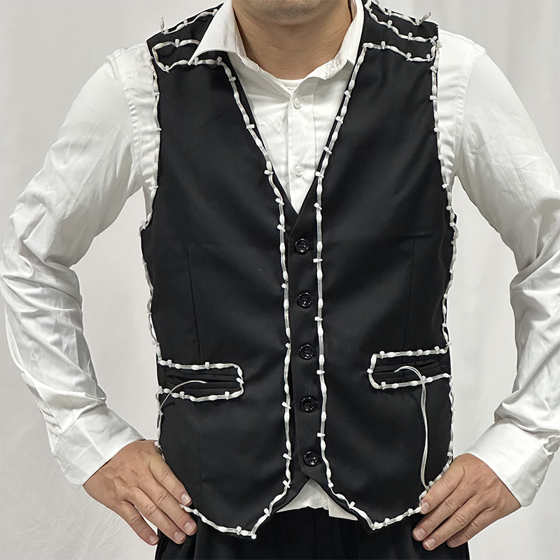Full Color LED Costume Luminou - مراجعة Suit Supply Wedding Party وسعره