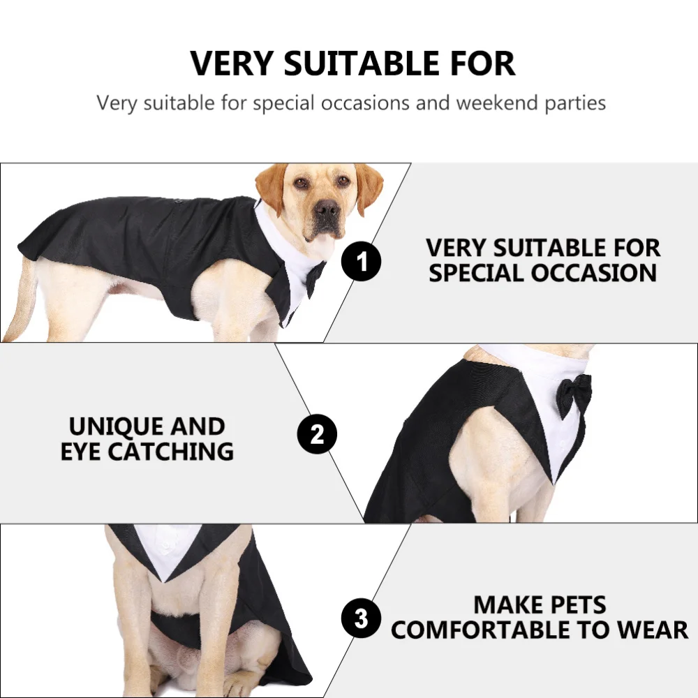 Pet Dog Clothes Fashion Party  - مراجعة Suit Supply Wedding Party وسعره