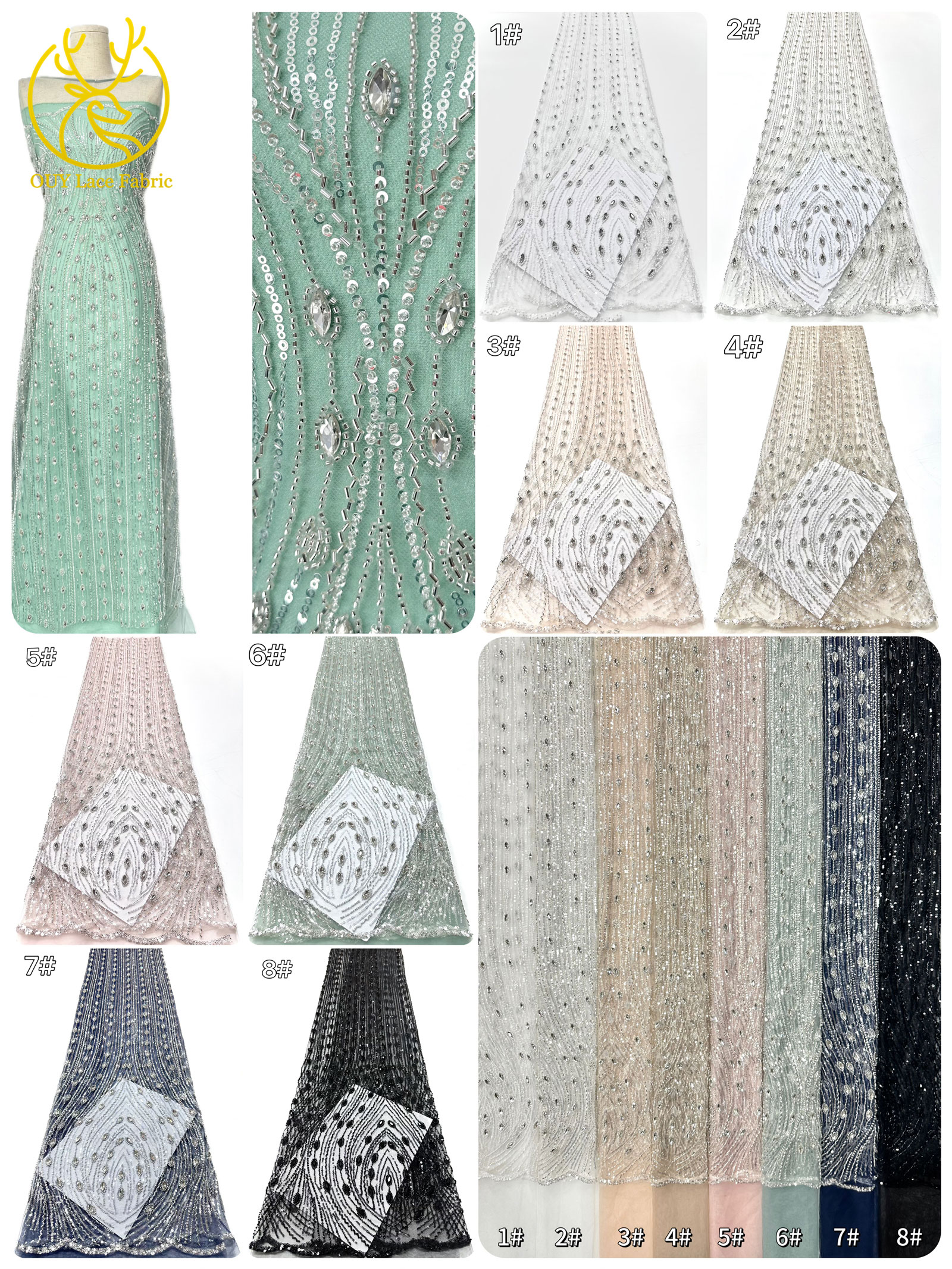 Luxurious Nigerian Diamond Lac - مراجعة Wedding Dress Supply وسعره