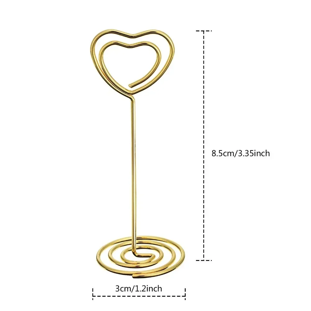 10pcs Heart Shape Table Number - مراجعة Table Number Gold وسعره