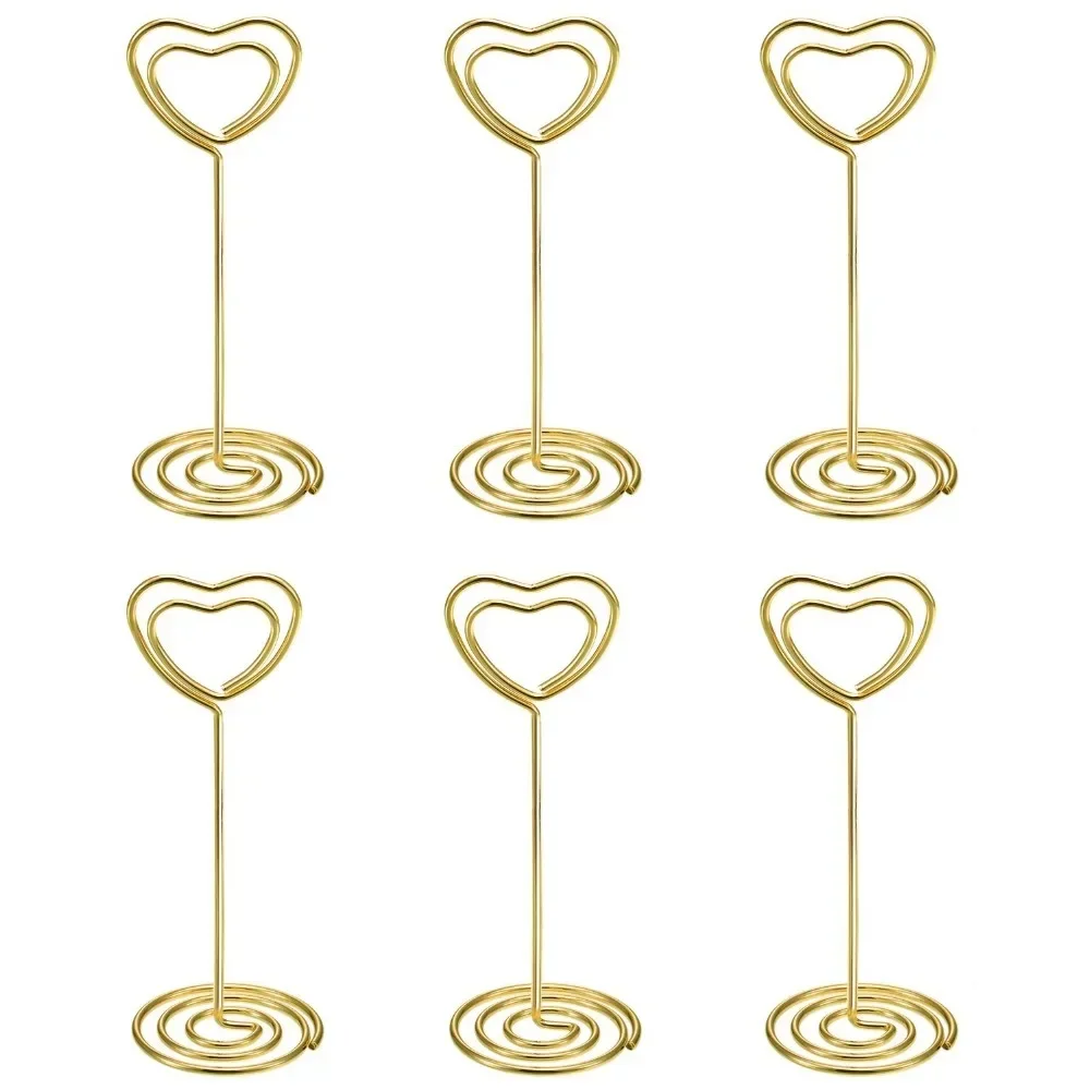 10pcs Heart Shape Table Number - مراجعة Table Number Gold وسعره