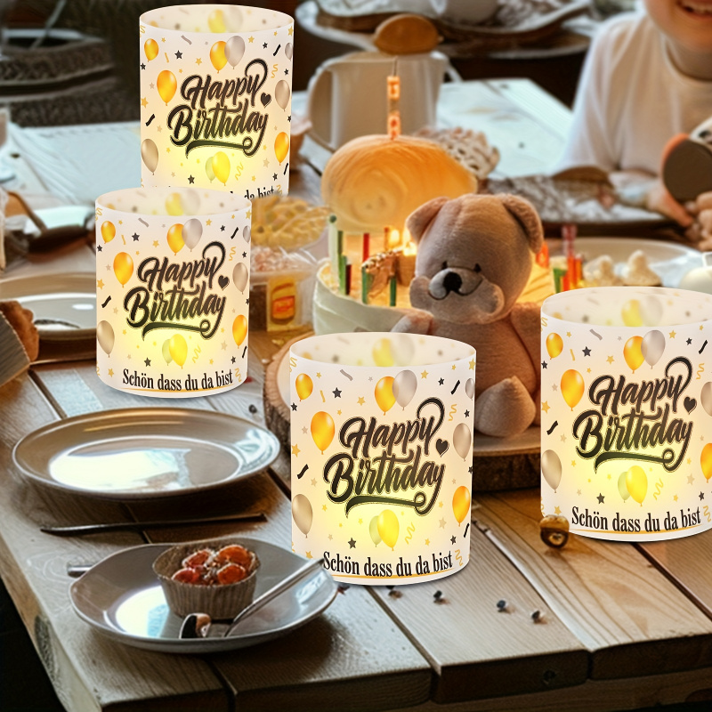 6 pcs. Black Gold Birthday Tab - مراجعة Table Number Gold وسعره
