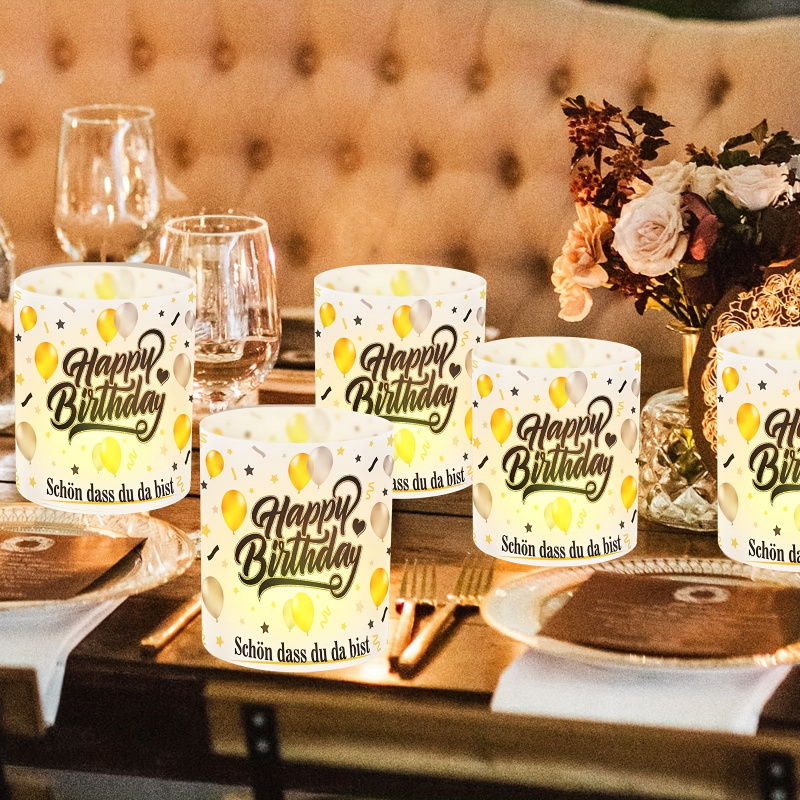 6 pcs. Black Gold Birthday Tab - مراجعة Table Number Gold وسعره