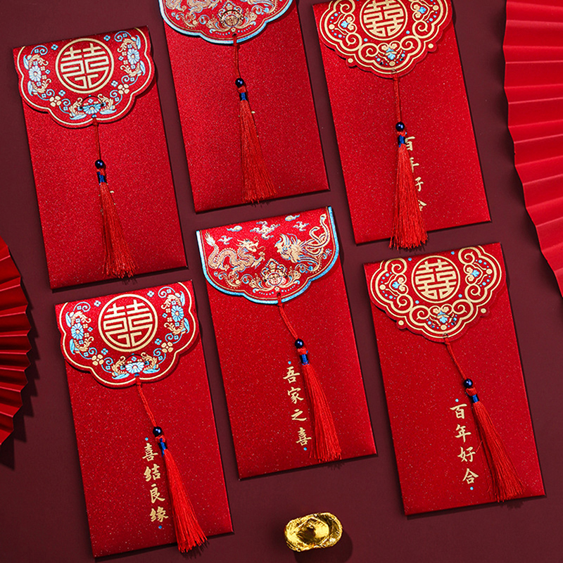 10pcs Traditional Chinese Wedd - مراجعة Wedding Envelopes وسعره
