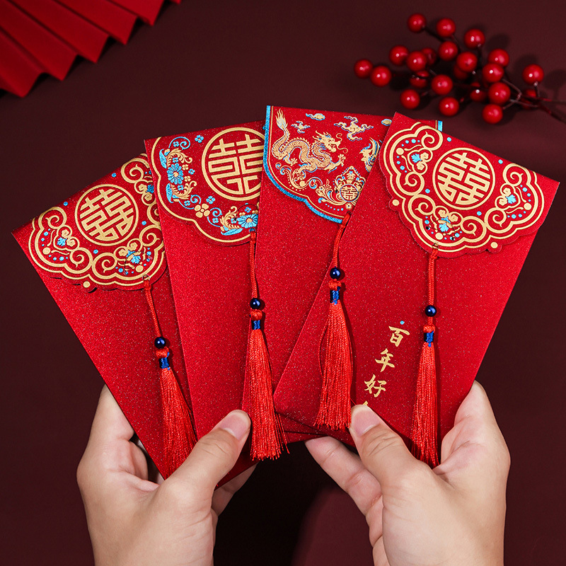 10pcs Traditional Chinese Wedd - مراجعة Wedding Envelopes وسعره