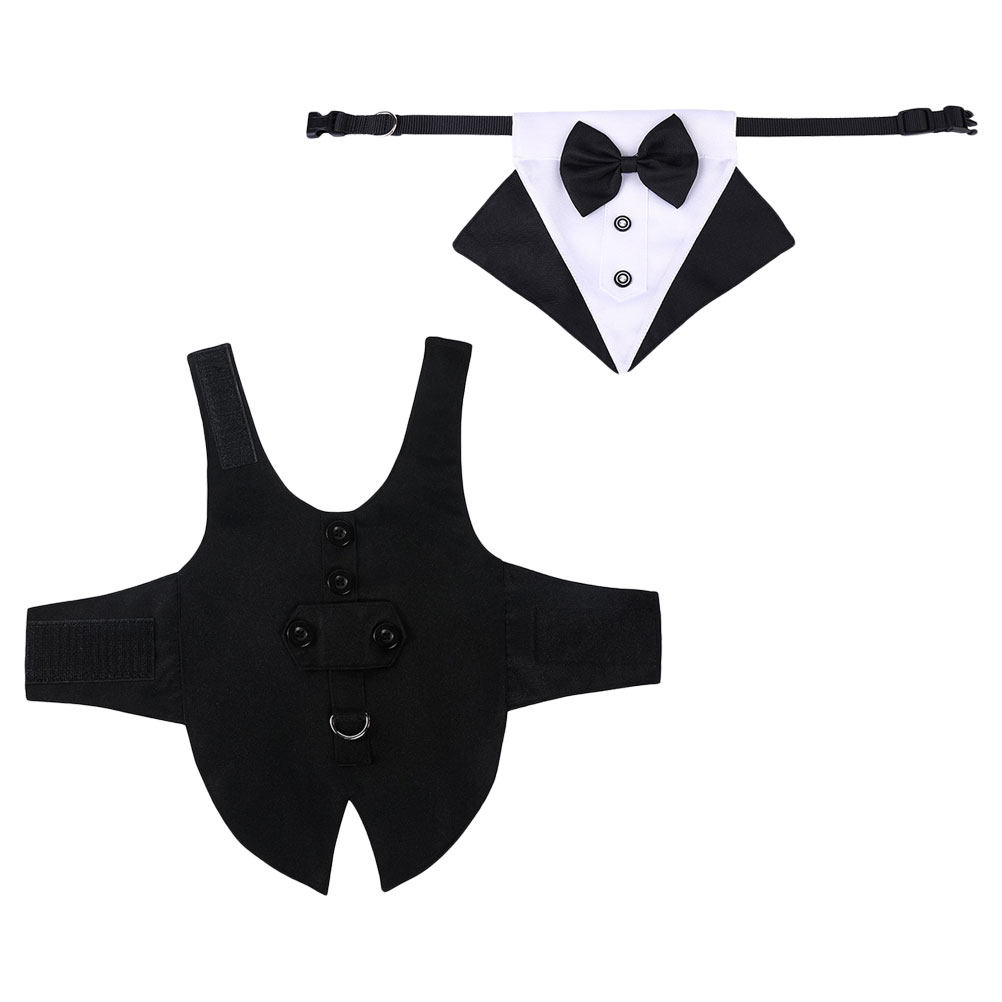 1 Set Dog Suit and Bandana Tux - مراجعة Suit Supply Wedding Party وسعره
