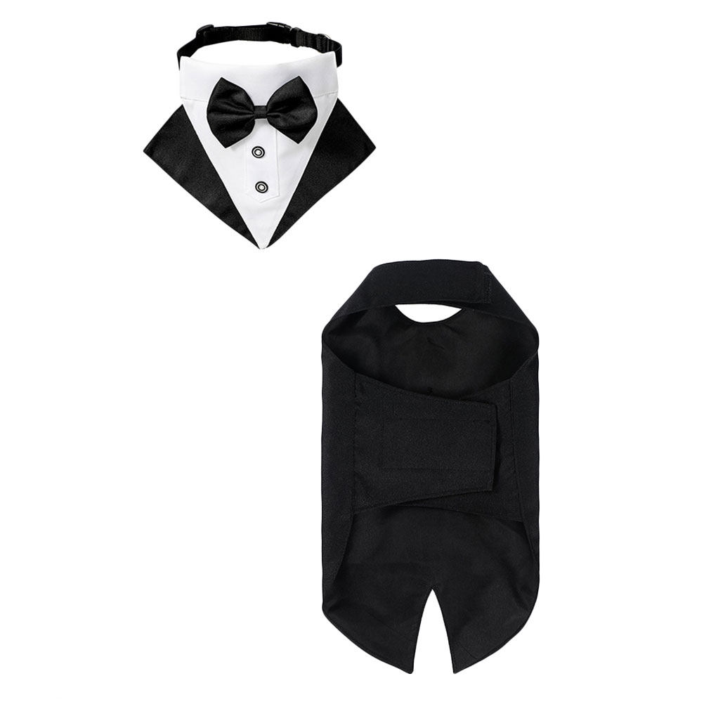 1 Set Dog Suit and Bandana Tux - مراجعة Suit Supply Wedding Party وسعره