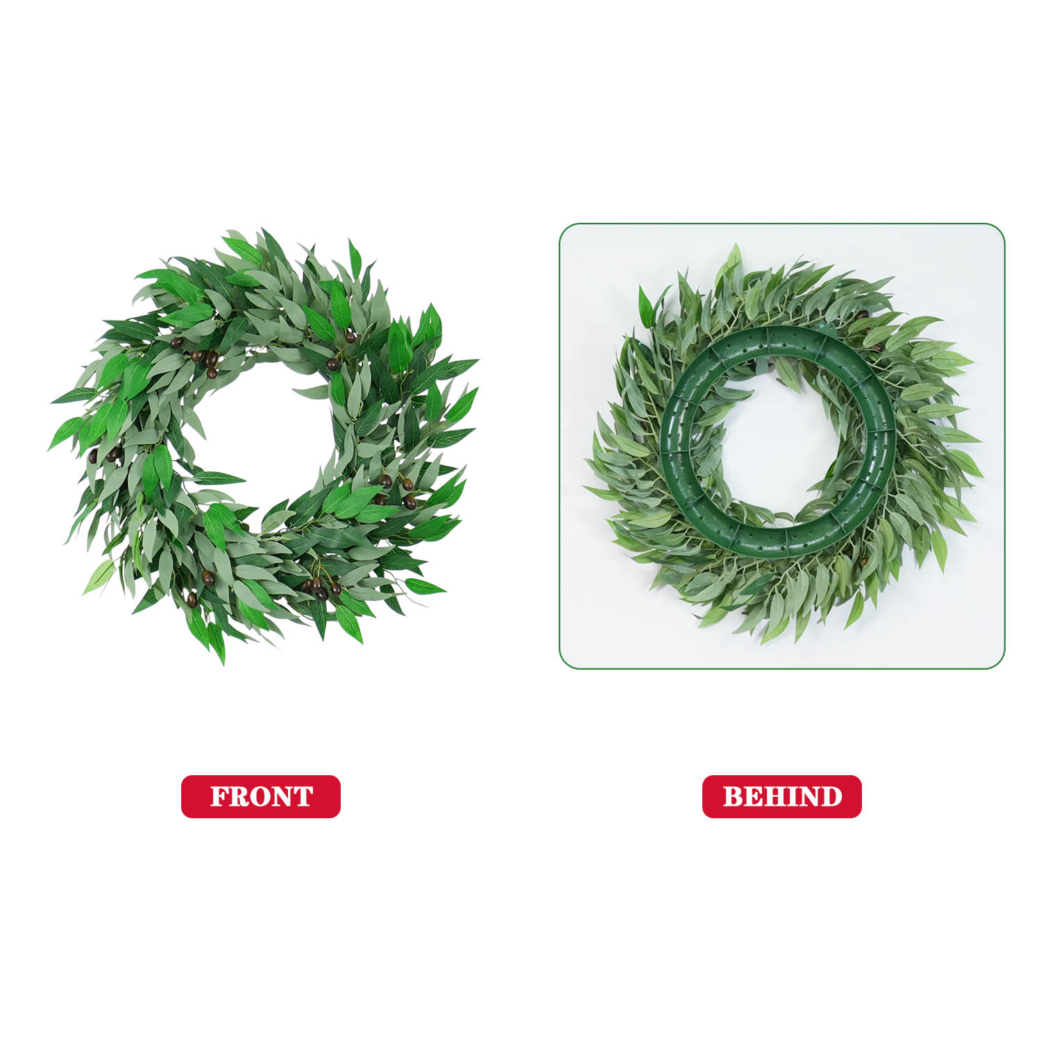 1PC Artificial Olive Leaf Spri - مراجعة Wedding Ceremony Supply وسعره