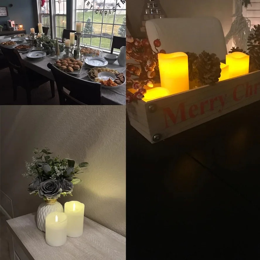 Flameless Flickering LED Candl - مراجعة Wedding Power Supply وسعره