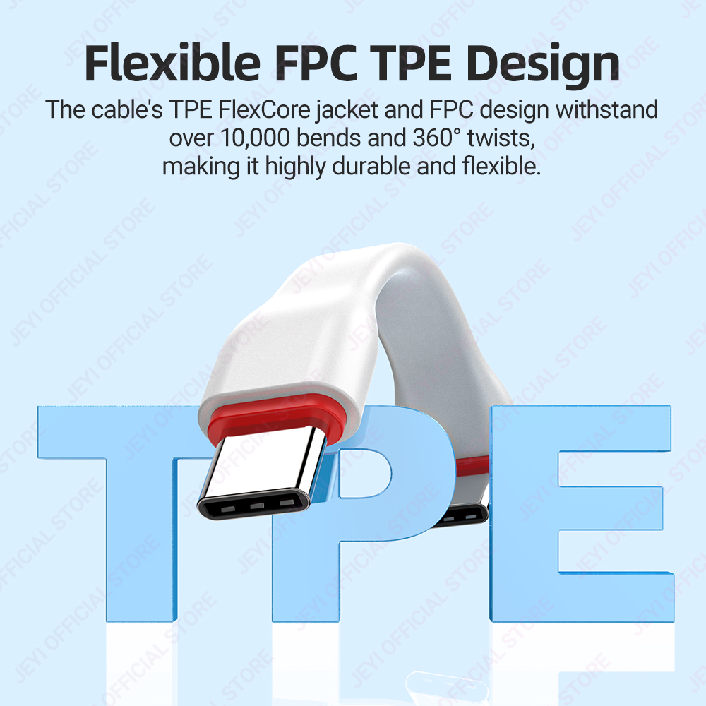 JEYI 20Gbps 90° USB Cable C to - مراجعة Wedding Power Supply وسعره