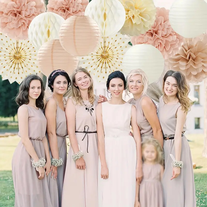 11Pcs Champagne Gold and Beige - مراجعة Wedding Ceremony Supply وسعره
